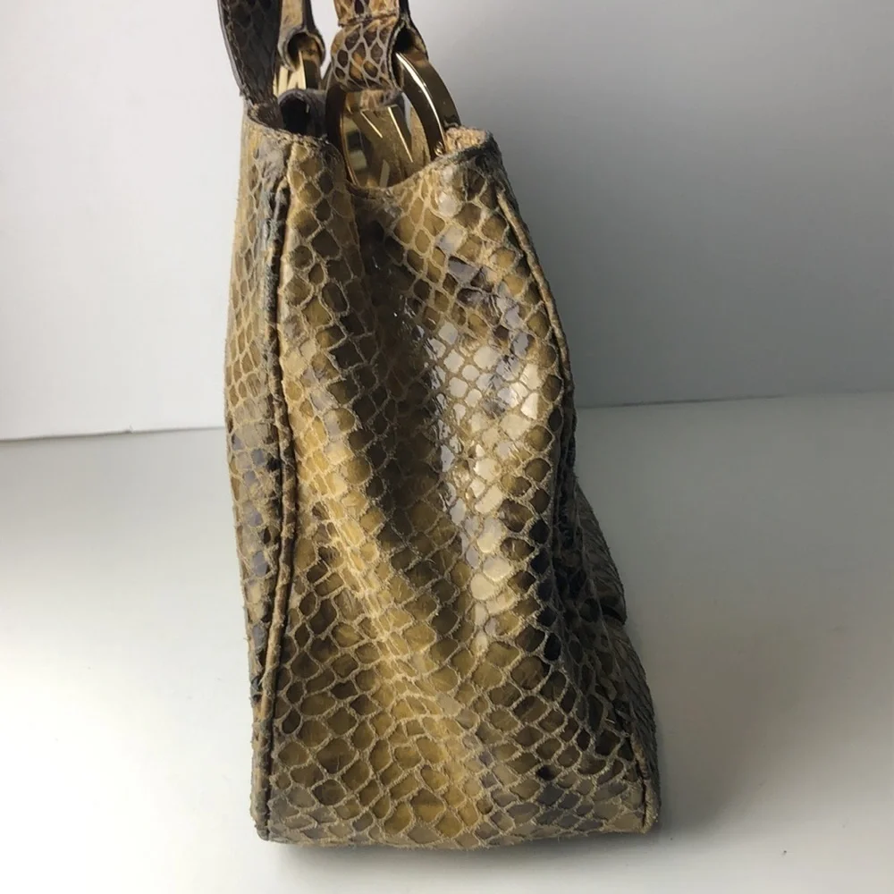 Michael Kors Fulton Snake Shoulder Bag
